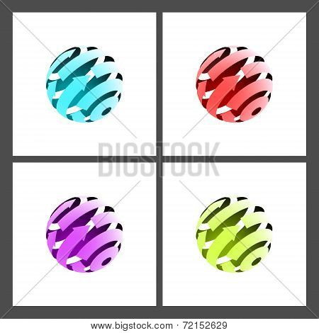 Abstract Globe