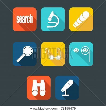 Search icon set