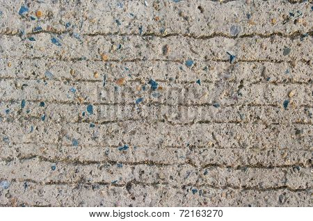 Lines On The Cement Floo