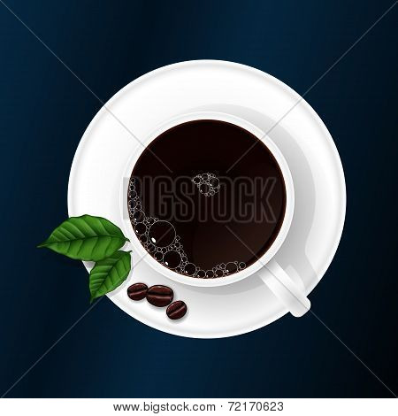 Cup with coffee