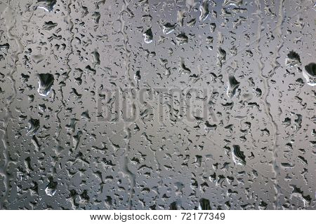 Rain Drops On A Windows