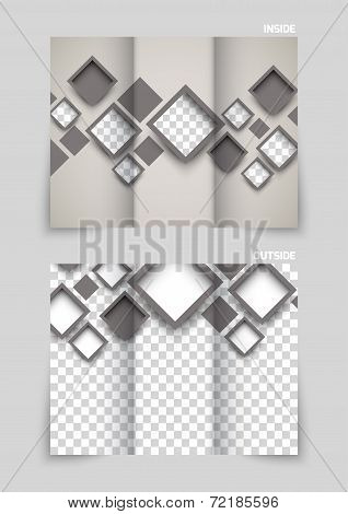 Tri-fold brochure template design
