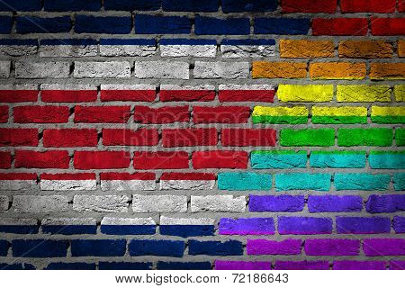 Dark Brick Wall - Lgbt Rights - Costa Rica