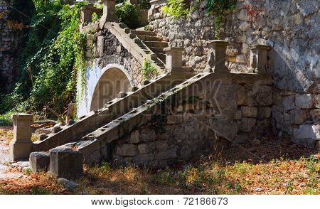 Old Staircase In Sevastopol. Crimea