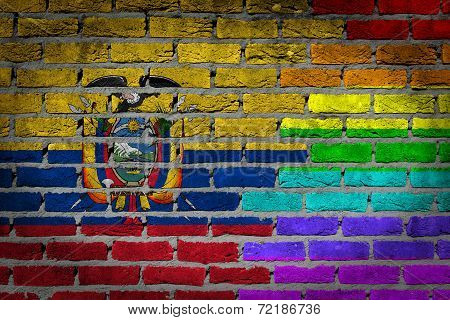 Dark Brick Wall - Lgbt Rights - Ecuador