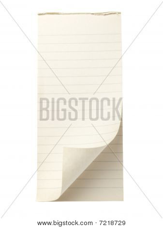Obs Notebook Tom skriva