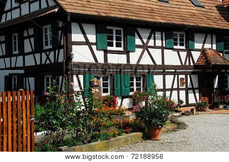 Half-timbered house
