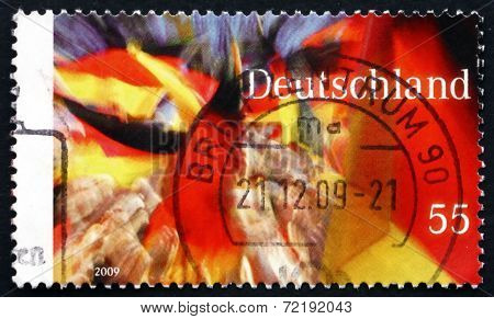 Postage Stamp Germany 2009 German Flag