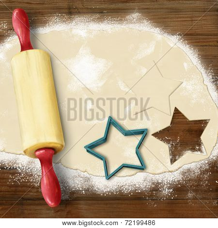 painted baking background