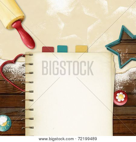 painted baking background