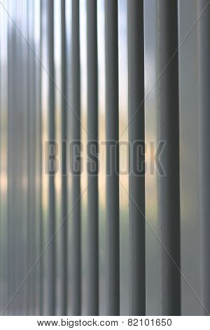 Surface of trapezoidal metal sheet