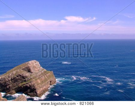 horizon from the cliff