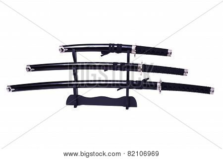 Samurai Swords Isolated