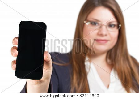 Career Woman With Cell Phone