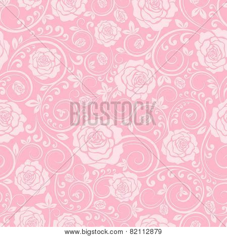 Pink Ornament Of Roses