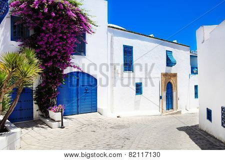 Sidi Bou Said. La Gulett, Tunisia