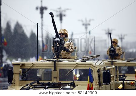 Romania National Day Soldiers