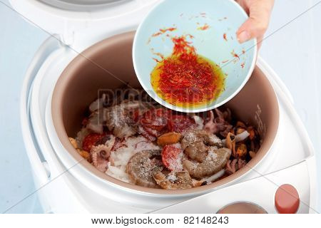 Cooking Seafood In Multicooker