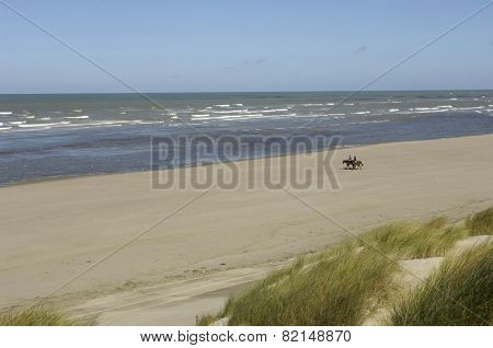 Seaside Of Le Touquet Paris Plage In Nord Pas De Calais