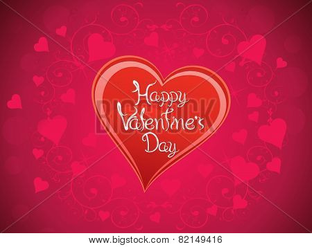 Abstract Artistic Valentine Heart