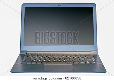Isolated Ultrabook Laptop