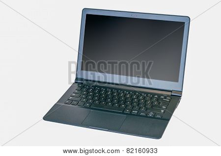Isolated Ultrabook Laptop
