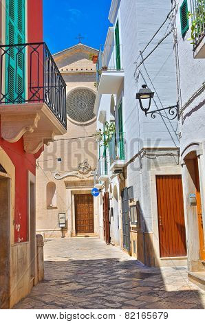 Alleyway. Fasano. Puglia. Italy.