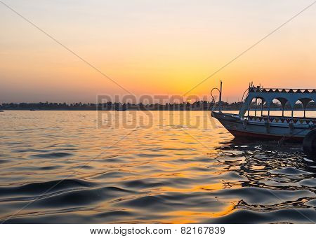 The Sunset Over Nile