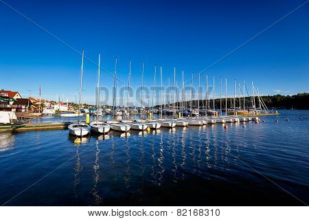 Port In Mikolajki, Poland