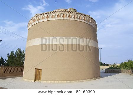 Exterior of the traditional pigeon house in Meybod, Yazd province, Iran.