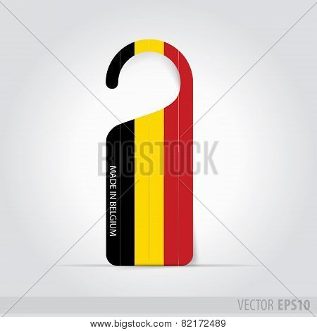 Made In Belgium Tag For Door