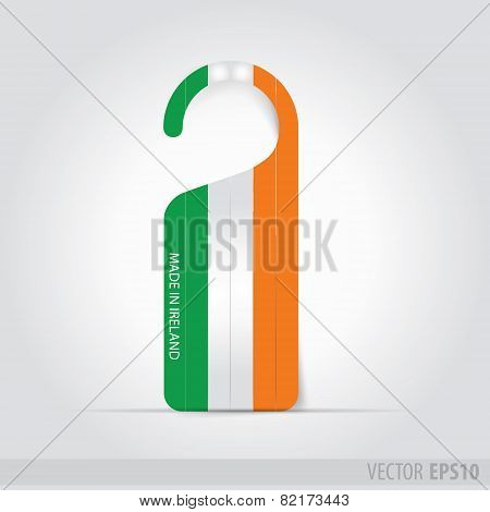 Made In  Ireland  Tag For Door