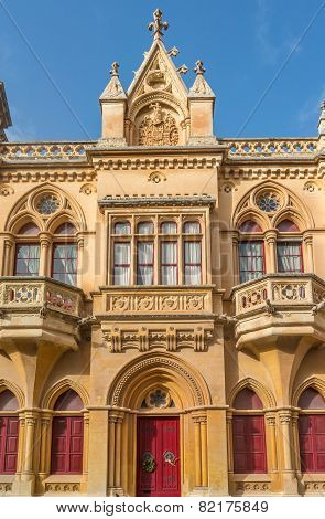 Gothic style building, Mdina, Malta