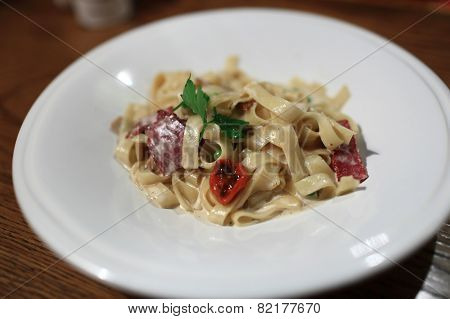 Fettuccine With Vegetables