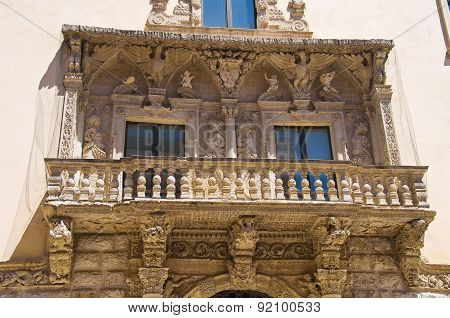 Palace Della Marra. Barletta. Puglia. Southern Italy.