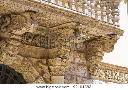 Palace Della Marra. Barletta. Puglia. Southern Italy.