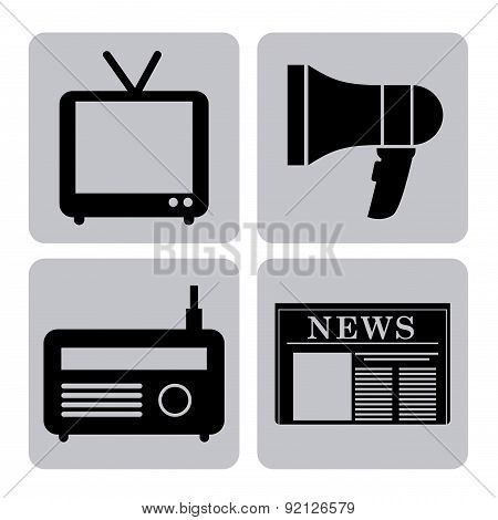 news design over white background vector illustration