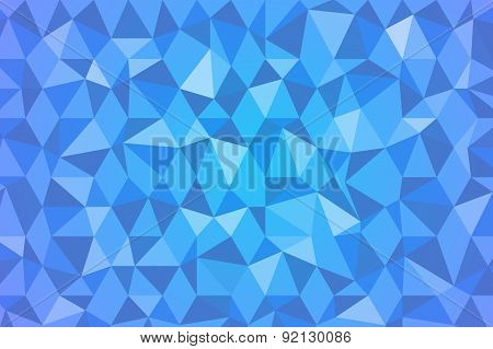 blue poly background
