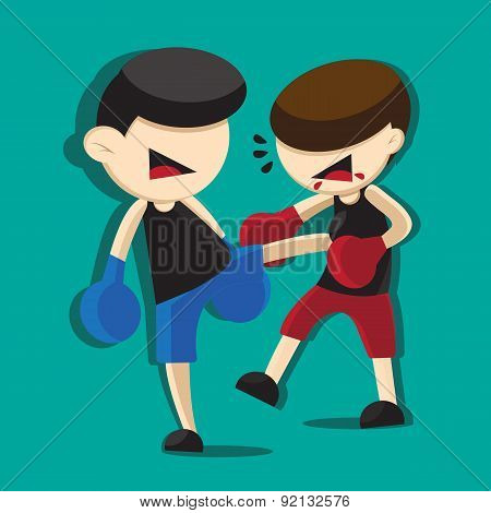BOXING CARTOON