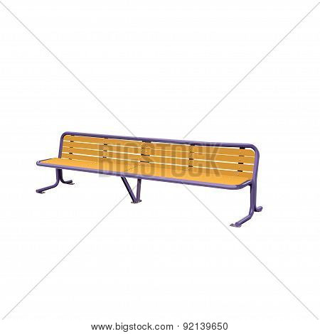Wooden Detailed Bench