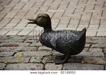 Iron Duck In The Park