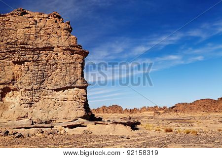Rocks of Sahara Desert, Tassili N'Ajjer, Algeria