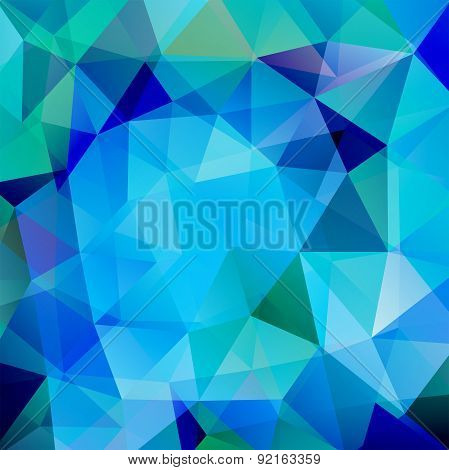 abstract background consisting of triangles