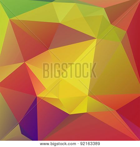 abstract background consisting of triangles