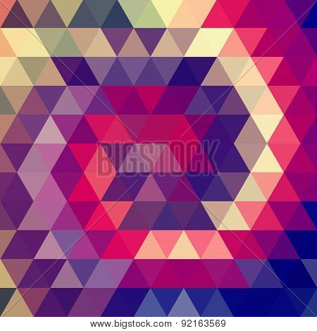 abstract background consisting of triangles