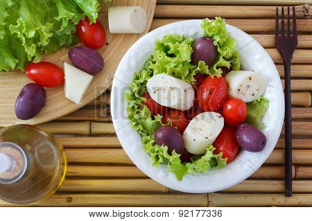 Fresh Salad Of Heart Of Palm (palmito)