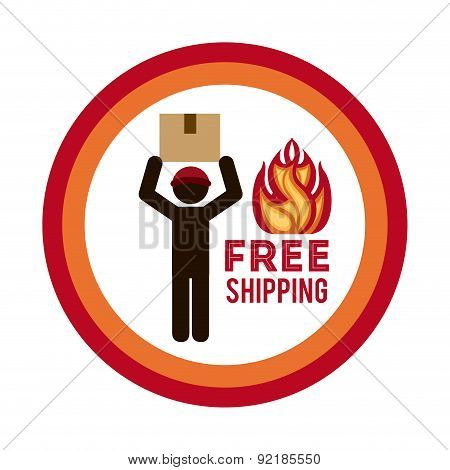 delivery design over white  background vector illustration