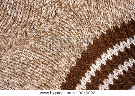Maglia tubolare di filato Mohair Melange giallo come sfondo