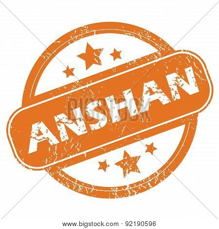 Anshan round stamp