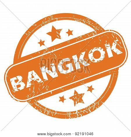 Bangkok round stamp